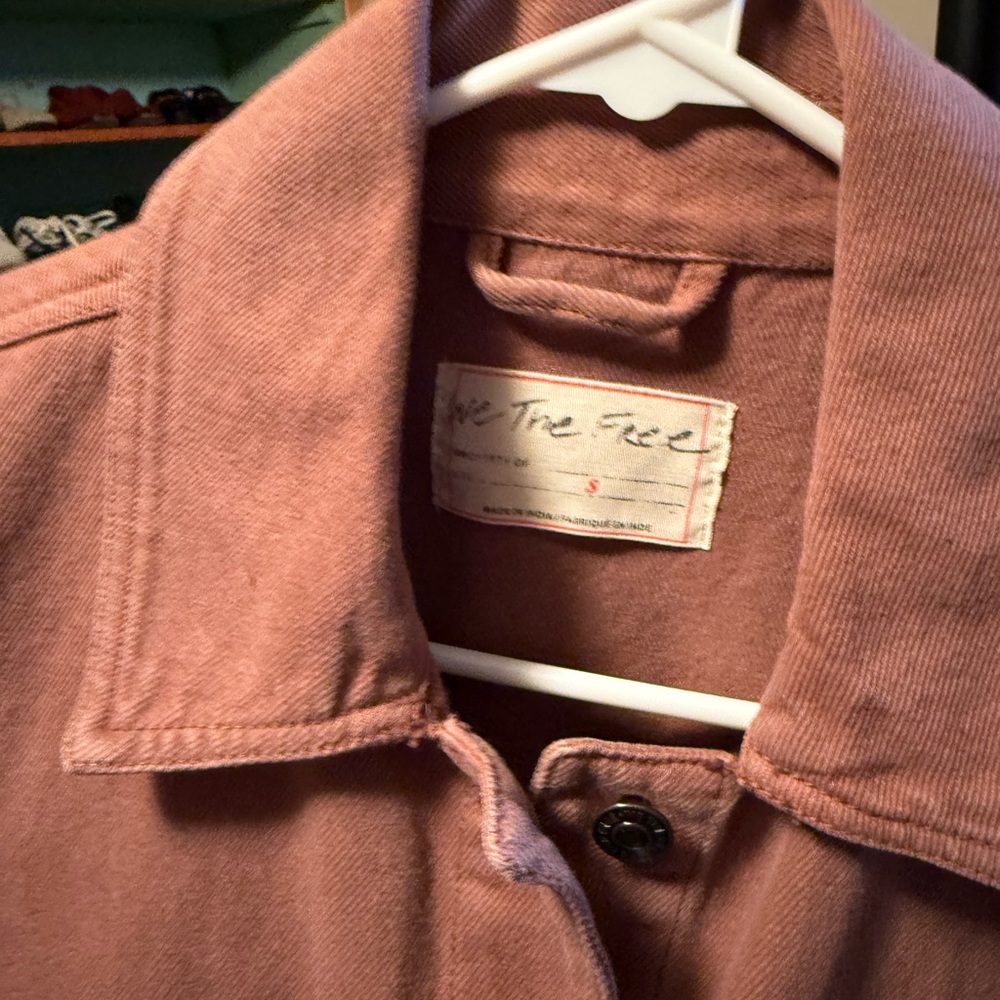 We The Free Dusty Rose Opal Swing Jacket - Picture 2 of 4